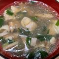 愛とココ's cooksnap of when they made 簡単☆鶏肉もも肉ニラと椎茸ごちそうスープ.