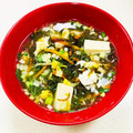あっこ姉's cooksnap of when they made ☆あおさ&もずく☆たまごとじスープ.