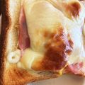 ぐりとぐらの姉's cooksnap of when they made ベーコンエッグトースト.