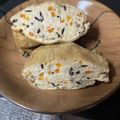 lNojomit's cooksnap of when they made お稲荷さん風☆おからの巾着煮.
