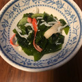 Takkas's cooksnap of when they made かんたんカニカマとワカメの酢の物.