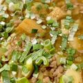 s06007's cooksnap of when they made 厚揚げ・豚ひき肉・じゃがいも・甘辛煮物.
