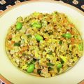 龍青空ママ's cooksnap of when they made 枝豆とスパムのチャーハン.
