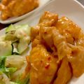 MULA's cooksnap of when they made ☆節約♪むね肉とキムチのマヨポン☆.
