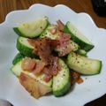 ramieru's cooksnap of when they made ズッキーニとベーコンのバターコンソメ炒め.