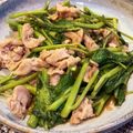 CASAmisa's cooksnap of when they made 空芯菜と豚バラのオイスターソース炒め.