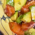 夢福らむ's cooksnap of when they made 韓国風漬けサーモンのアボカド和え.