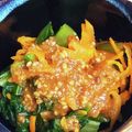 himhima72's cooksnap of when they made ■小松菜のたっぷりごま味噌和え■.