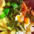 raira雷's cooksnap of when they made スタミナバクダン丼.
