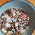 ｅｋ４'s cooksnap of when they made 長芋のもずく和え☆貝割れジャコ生姜のせ♪.