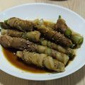 Reo14☆'s cooksnap of when they made オクラの肉巻き.
