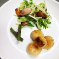 ☆あさ's cooksnap of when they made 水菜サラダ☆ポークビッツレモン風味.