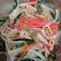 まな姫's cooksnap of when they made きゅうりともやしとカニカマの酢の物☆.