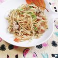 ﾁｲﾁｬﾝﾏﾏ's cooksnap of when they made ❀九條（青）葱たっぷり塩焼きそば❀.