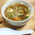 ぽろっとＱちゃん's cooksnap of when they made 長葱ニラとなめたけのスープ♬.