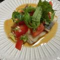 kokko37's cooksnap of when they made 10分で楽うま♡アジの甘酢ネギトマトかけ.
