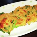 つくね's cooksnap of when they made オートミールでカリカリチヂミ.