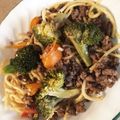 ame-ikuru's cooksnap of when they made ひき肉とブロッコリーのペペロン風パスタ.