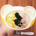 is♡'s cooksnap of when they made 離乳、幼児食✿1歳のランチ✿そぼろ2色丼.