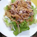 フリースタイル☆'s cooksnap of when they made ピリ辛ゴマだれ☆冷しゃぶサラダうどん.