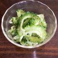 楽嬉喜's cooksnap of when they made ゴーヤの甘酢和え.