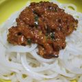 Ｃｈｅｅｒｆｕｌ's cooksnap of when they made ★たかきびジャージャーうどん★.
