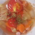 もにゃっこ's cooksnap of when they made ミニトマトのコンソメスープ.