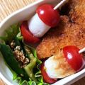 mantacarp's cooksnap of when they made ちくわのプチトマトサンド.