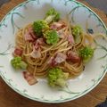 melmarilyn's cooksnap of when they made ロマネスコとベーコンのバター醤油パスタ.