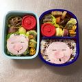 Chaaa_room's cooksnap of when they made キャラ弁。ピクミンのオリマー弁当♪.