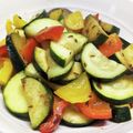 新妻あや's cooksnap of when they made ズッキーニとパプリカの野菜炒め：サブジ.