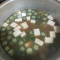 マキマキ913's cooksnap of when they made 豆腐とオクラのお味噌汁.