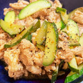 MizuhoBank's cooksnap of when they made 豚こまときゅうりの炒め物（焼肉のタレ）.