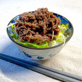 かっちゃん杉's cooksnap of when they made 簡単！甘辛焼肉丼（白だしも）.