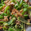 もみゅりん's cooksnap of when they made 豚肉オイマヨ炒め☆～絹さや ・ 人参と～.
