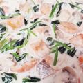 １０ちゃこ's cooksnap of when they made フライパン１つで♪【鮭のクリーム煮】　.