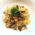 2michi's cooksnap of when they made ＊きのこたっぷり♪和風パスタ＊.