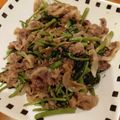 食いしん坊山ガール's cooksnap of when they made 牛肉と空芯菜♡塩麹オイスターソース炒め.