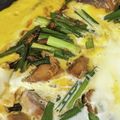 ひぃちゃんひー's cooksnap of when they made 簡単10分！さばとニラの卵とじ.