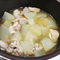 がもきちくん's cooksnap of when they made シブイ（冬瓜）と鶏肉のおいしいスープ。.