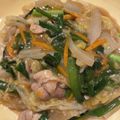 Jun0903's cooksnap of when they made 鳥もも白菜ピーマンの鶏肉中華丼.