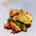 rie0x0's cooksnap of when they made 鶏むね肉とズッキーニの柚子胡椒炒め.