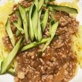 サンP's cooksnap of when they made 肉みそ本格ジャージャー麺.