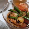 fu♪♪'s cooksnap of when they made トマトの塩こんキムチ和え.