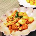 Dellaたん's cooksnap of when they made 豚肉と大根のキムチ煮.