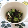 ごーあい's cooksnap of when they made ✿ おくらとひじきの和えもの ✿.