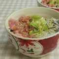 umemodoki's cooksnap of when they made ネギトロ＆しらす丼.