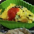 あゆたっくん's cooksnap of when they made レンチンで☆ほうれん草とコーンの卵焼き.
