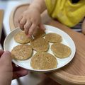 たろぱん○'s cooksnap of when they made もっちり☆オートミールのミニパンケーキ.