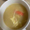 クックI2M64I☆'s cooksnap of when they made ✿カニ玉味噌汁✿.